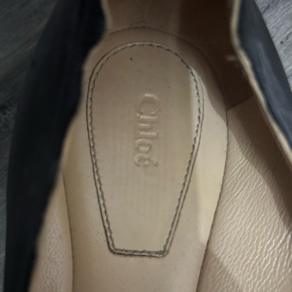 Chloe Lauren Leather Ballet Flats - Picture 6 of 6